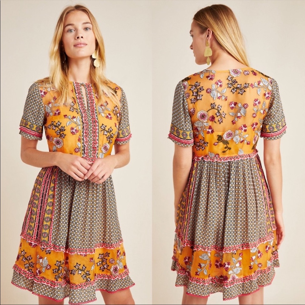 Carmel Embroidered Tunic Dress by Seen Worn Kept